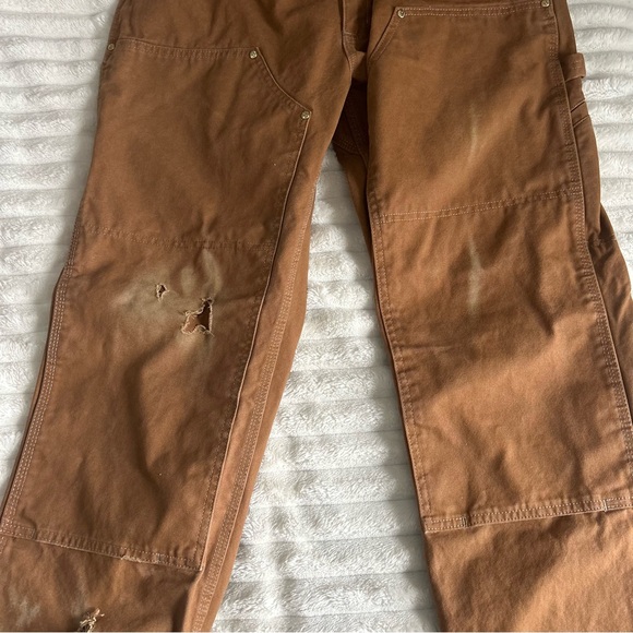 Tough Duck Men's Tan/Brown Work Pants 36x34 - Picture 3 of 11